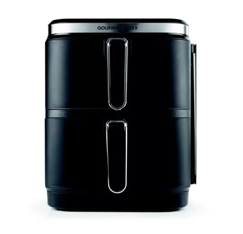 GOURMETMAXX Forrólevegős fritőz Airfryer Kétkamrás Függőleges 2x5 L 2800W