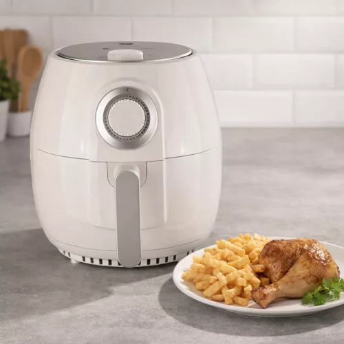 KOCHWERK forró levegős fritőz Airfryer 4 L 1400W fehér