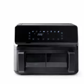   GOURMETMAXX Airfryer forrólevegős fritőz Digitális Vario kétkamrás 9L 2700W