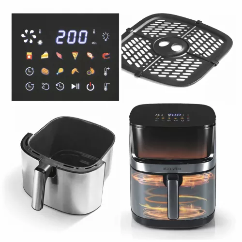 Kochwerk Rachs Airfryer forrólevegős fritőz 7,5 L 2200W