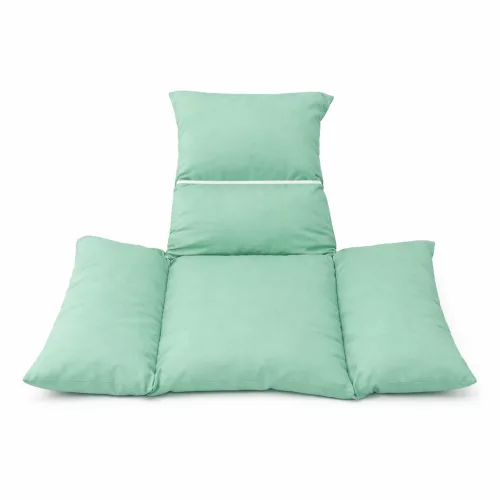Függő fotel párna textil huzattal menta