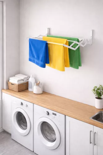 Falra szerelhető harmónika szárító 75 cm