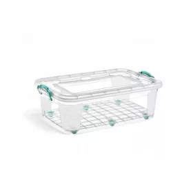   POLY TIME Gurulós tároló doboz tetővel 30 L 40,6x63x22 cm