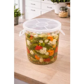 Savanyúságos dézsa tetővel 45 L