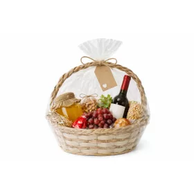 Fonott füles kosár ovál L 31x24x12