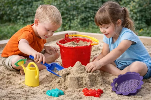 Homokozó készlet 30x20x20 cm