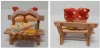 Gyerek figura 9 cm padon ülő