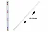 Zuhanyfüggöny rúd teleszkópos  140-260 cm fehér