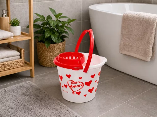 AMORE Felmosó vödör csavaróval 12 L