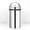 BRABANTIA PUSH BIN XXL nyomófedeles szemetes billenős 60 l - szürke