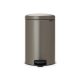 Brabantia PEDAL BIN NEWICON pedálos szemetes 20L PLATINUM