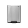 Brabantia Bo Dual pedálos szelektív szemetes 2x30 l