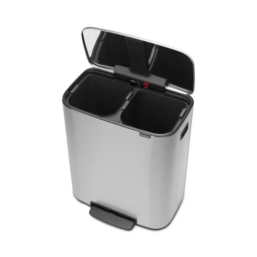Brabantia Bo Dual pedálos szelektív szemetes 2x30 l