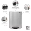 Brabantia Bo Dual pedálos szelektív szemetes 2x30 l