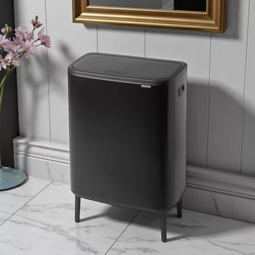 Brabantia Bo TOUCH BIN HI patentos szemetes 2x30 l - matt fekete színben