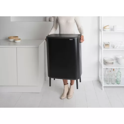 Brabantia Bo TOUCH BIN HI patentos szemetes 2x30 l - matt fekete színben