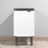 BO WASTE BIN HI fém hulladék tartó 7 l - fehér