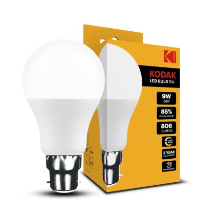 KODAK Max LED Izzó Globe A60 9W B22 270° 4000K (806 lumen)