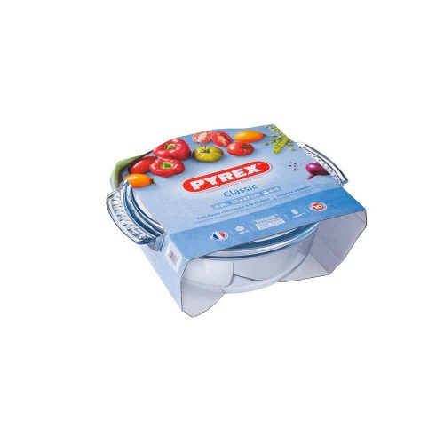 Pyrex kerek sütőtál+fedő 4,9 L (3,5l+1,4l) /csom./