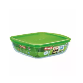Pyrex COOK&STORE szögl. sütőtál+műa.fedő 25x22 cm 2,2l