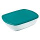 Pyrex COOK&STORE tégl.sütőtál+műa.tető 23x15x6,5cm 1,1l