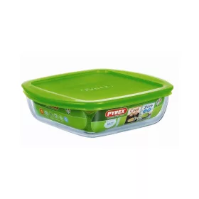 Pyrex COOK&STORE szögl. sütőtál+műa.fedő 20x17 cm 1l