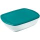 Pyrex COOK&STORE tégl.sütőtál+műa.tető 28x20x8cm 2,5l