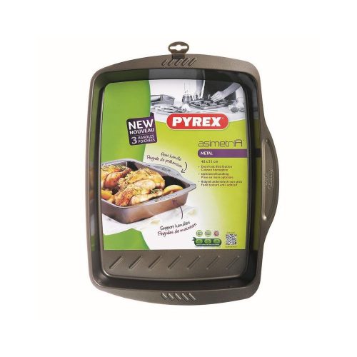 Pyrex ASIMETRIA bevonatos tepsi 40x31x6 cm