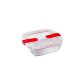 Pyrex COOK&HEAT tégl. sütőtál+műa.tető 23x15x6cm 1,1l