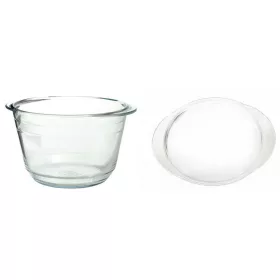 Pyrex PYREX leveses tál FEDŐVEL 26,5x23x15,2 cm (4 liter)