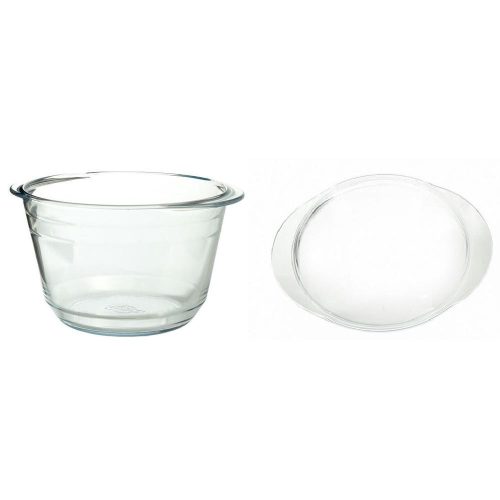 Pyrex PYREX leveses tál FEDŐVEL 26,5x23x15,2 cm (4 liter)