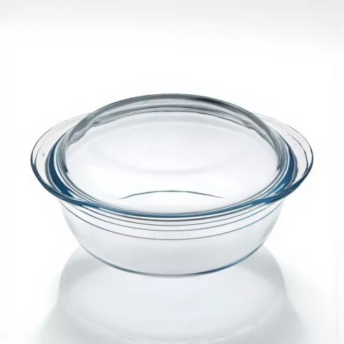 PYREX kerek sütőtál fedővel 4in1 csomag, 2,1l (1,6l+0,5l)