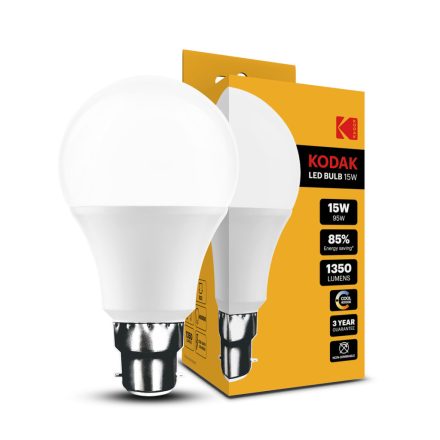 KODAK Max LED Izzó Globe A65 15W B22 270° 4000K (1350 lumen)