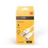 Kodak Töltő-és Adatkábel Apple Eszközökhöz USB - Lightning 1m 5V/2A