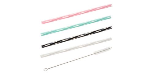 Tescoma myDRINK extra strapabíró szívószál, 12 db, tisztítókefével