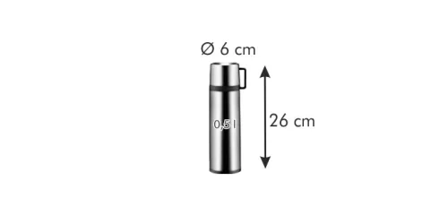 Tescoma CONSTANT termosz bögrével 0,5 l, rozsdamentes acél