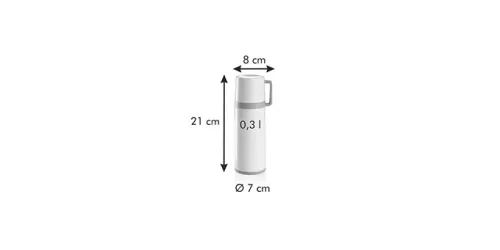 Tescoma CONSTANT CREAM termosz bögrével 0,3 l, rozsdamentes acél