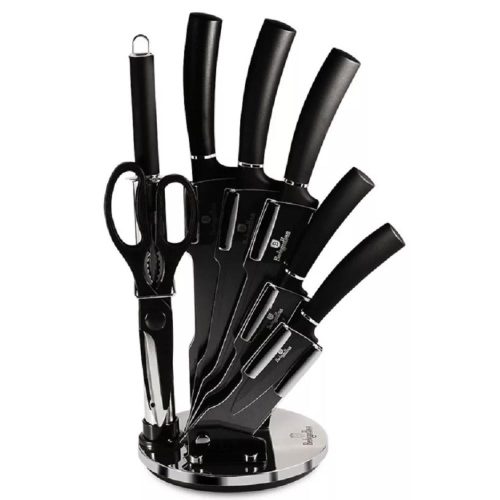 Berlinger Haus Black Silver bevonatos KÉSKÉSZLET 8 részes