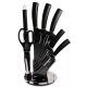 Berlinger Haus Black Silver bevonatos KÉSKÉSZLET 8 részes