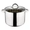 Blaumann GOURMET LINE rozsdamentes fazék üvegfedővel 12,5 L (BL-1012)