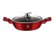 Berlinger Haus BURGUNDY bevonatos MÉLY SERPENYŐ füles 32 cm (szeletsütő) - INDUKCIÓS / BH-1261N