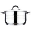 Blaumann GOURMET LINE rozsdamentes fazék üvegfedővel 1,8 L (BL-1018)