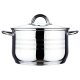 Blaumann GOURMET LINE rozsdamentes fazék üvegfedővel 1,8 L (BL-1018)