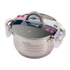 Blaumann GOURMET LINE rozsdamentes fazék üvegfedővel 1,8 L (BL-1018)