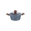 Berlinger Haus FOREST LINE bevonatos LÁBOS üvegfedővel 30 cm 8,0 l (indukciós) / BH-7150 /