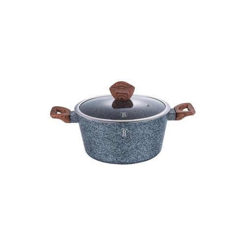 Berlinger Haus FOREST LINE bevonatos LÁBOS üvegfedővel 30 cm 8,0 l (indukciós) / BH-7150 /