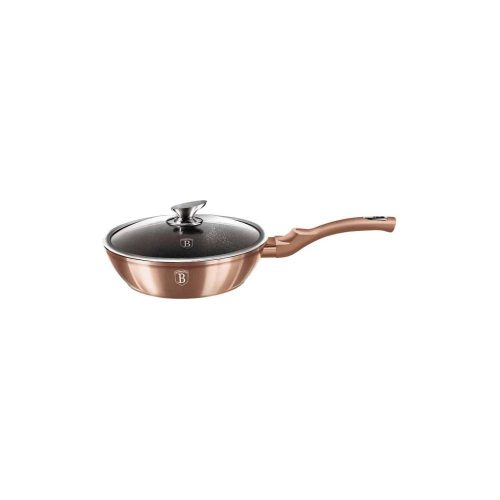 Berlinger Haus ROSE GOLD bevonatos MÉLY SERPENYŐ Fedővel 24 cm (szeletsütő) - INDUKCIÓS / BH-15