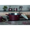 Berlinger Haus LEONARDO bevonatos LÁBOS üvegfedővel 28cm 6,1l / BH-8042 /