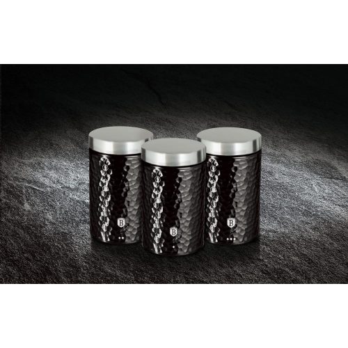 Berlinger Haus PRIMAL GLOSS bevonatos 3 db tároló 17,5x11cm / BH-6712 /