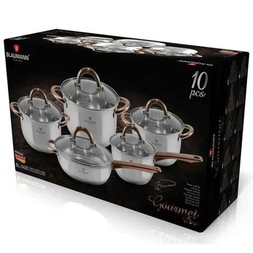 Blaumann GOURMET LINE COOPER BL-3420 10 darabos edénykészlet